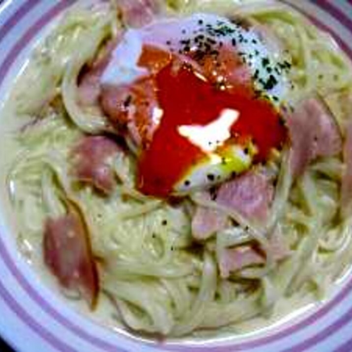 カルボナーラ風 素麺 レシピ 作り方 By Kinakotoume 楽天レシピ カルボナーラ風 素麺 レシピ 作り方 By Kinakotoume 楽天レシピ